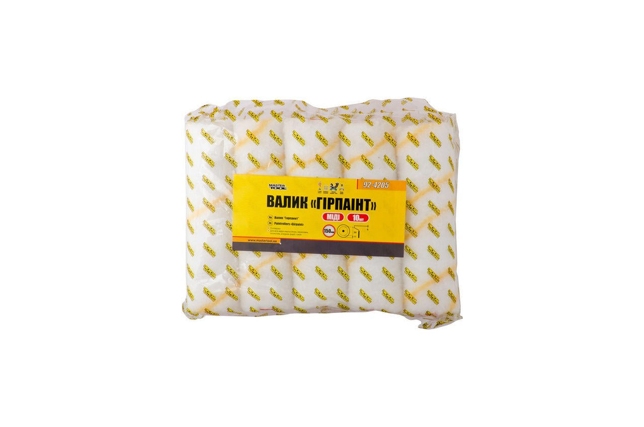 Валик гирпаинт Mastertool - 6 х 30 х 150 мм