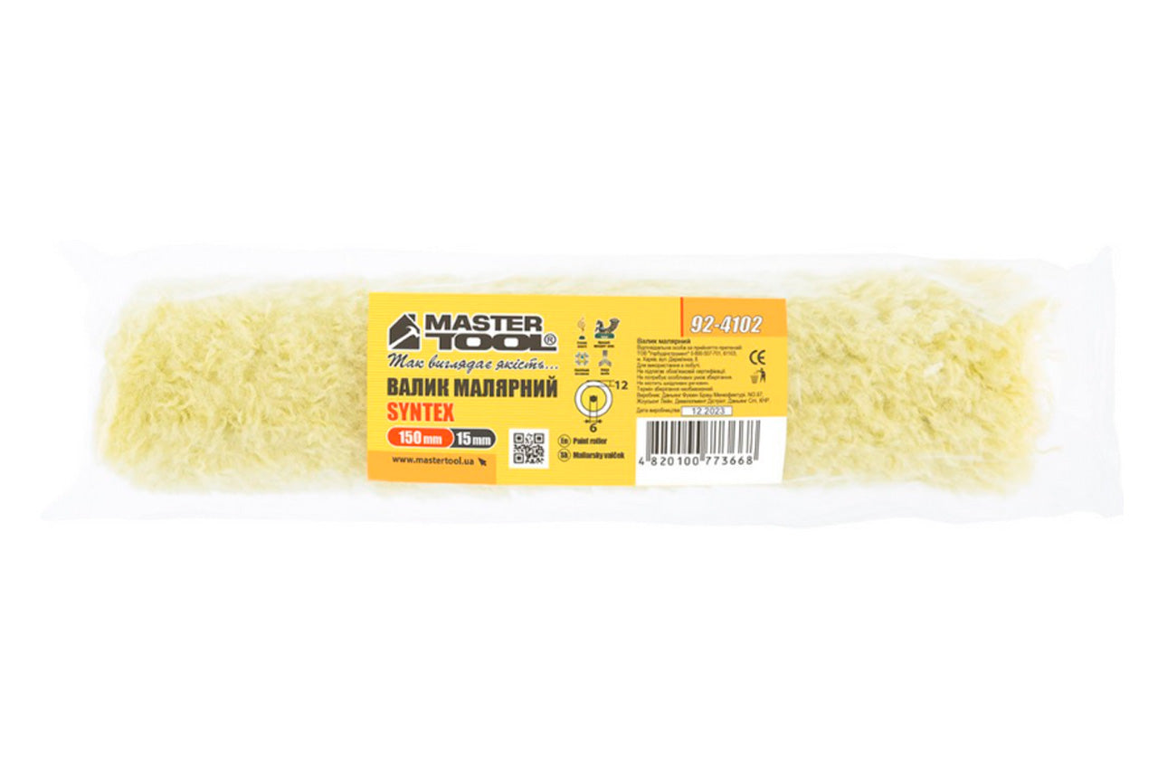 Валик синтекс Mastertool - 6 х 15 х 150 мм