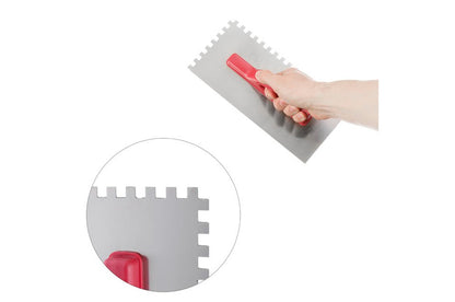 Гладилка Intertool - 280 х 130 мм зуб 8 х 8 мм