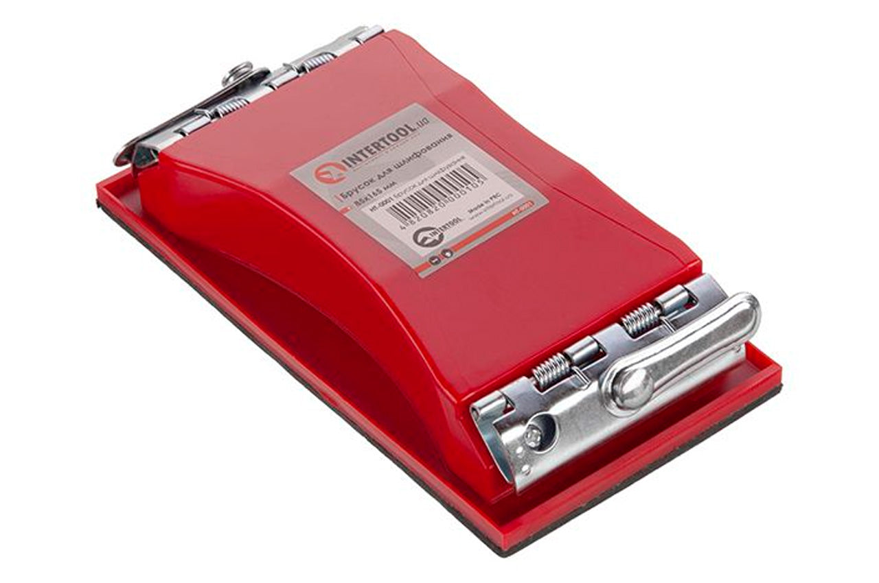 Брусок для шлифования Intertool - 85 х 165 мм