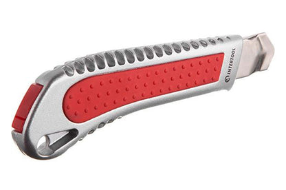 Нож Intertool - 18 мм противоскользящий