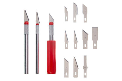 Набір скальпелів Intertool – 13 од.