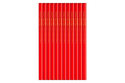 Карандаш Intertool - столярный 180 мм (12 шт.) красный