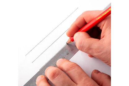 Карандаш Intertool - столярный 180 мм (12 шт.) красный