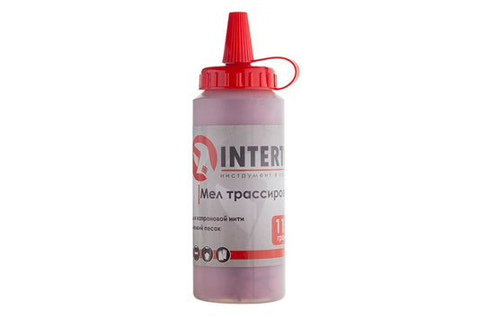 Мел трассировочный Intertool - 115 г красный