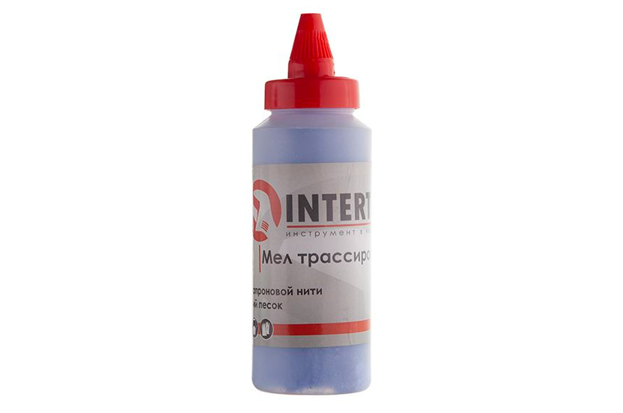 Набор 3-в-1 Intertool - шнур отбивочный, мел и шнуровый уровень
