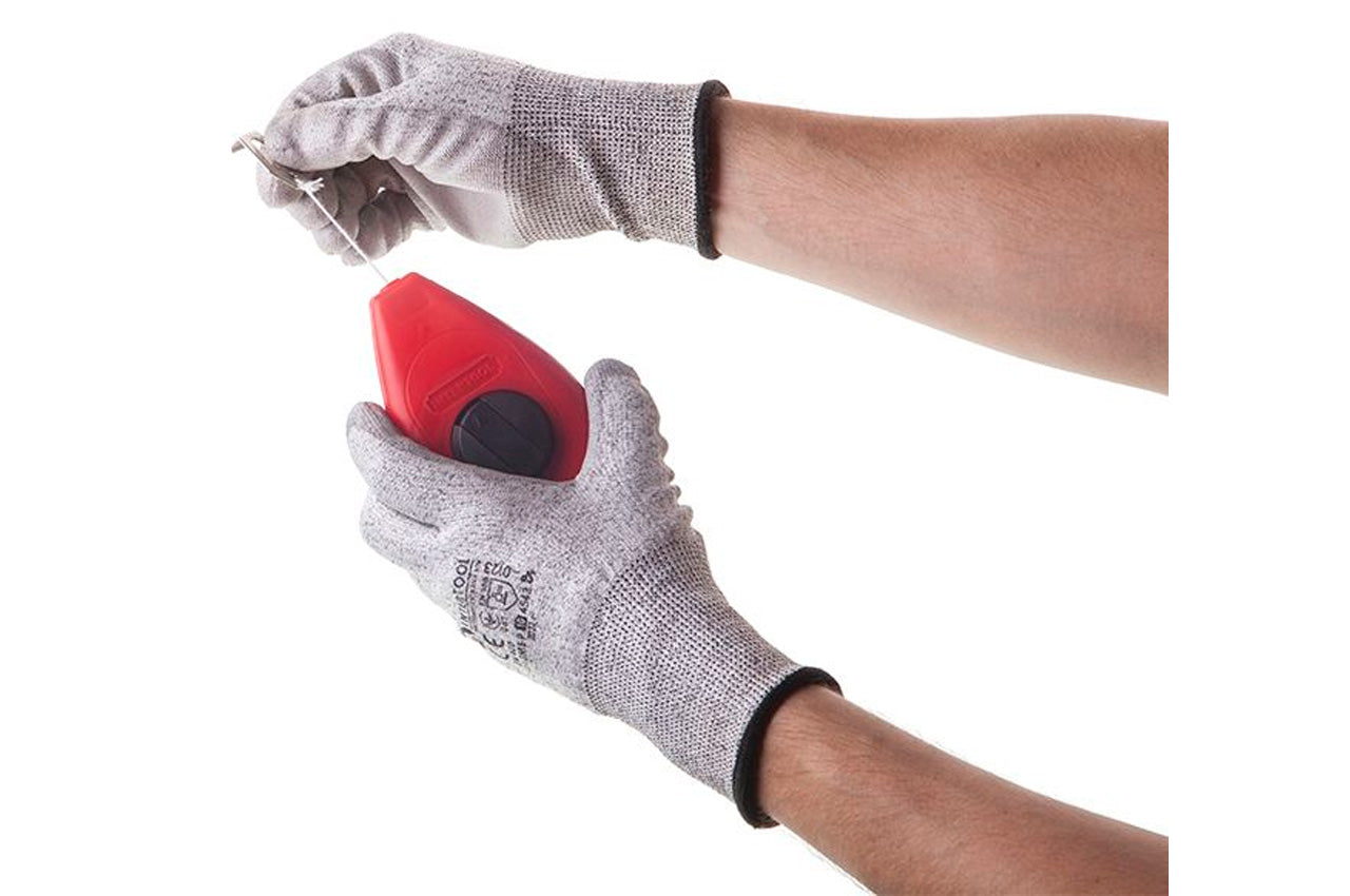 Набор 3-в-1 Intertool - шнур отбивочный, мел и шнуровый уровень