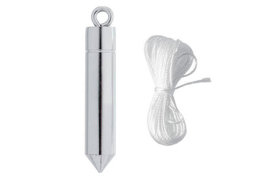 Отвес Intertool - 100 г металлический (конус)