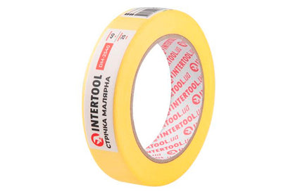 Лента малярная Intertool - 25 мм х 40 м желтая