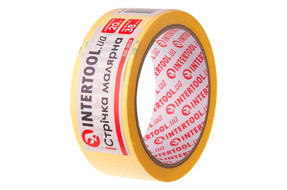 Лента малярная Intertool - 38 мм х 20 м желтая