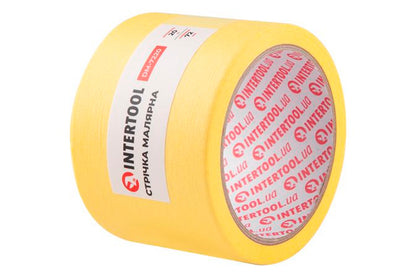 Лента малярная Intertool - 72 мм х 20 м желтая