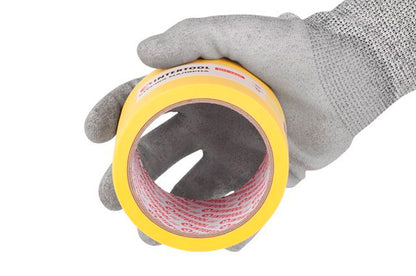 Лента малярная Intertool - 72 мм х 20 м желтая