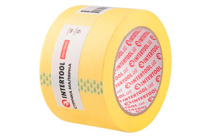 Лента малярная Intertool - 72 мм х 40 м желтая