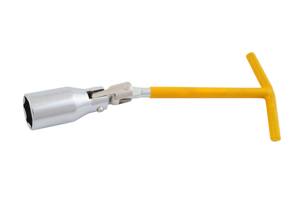 Ключ свечной Т-образный с шарниром Intertool - 21 мм