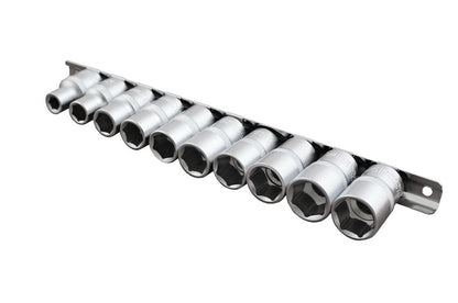 Набор головок шестигранных 1/2" Intertool - 10 шт. (10-24 мм)