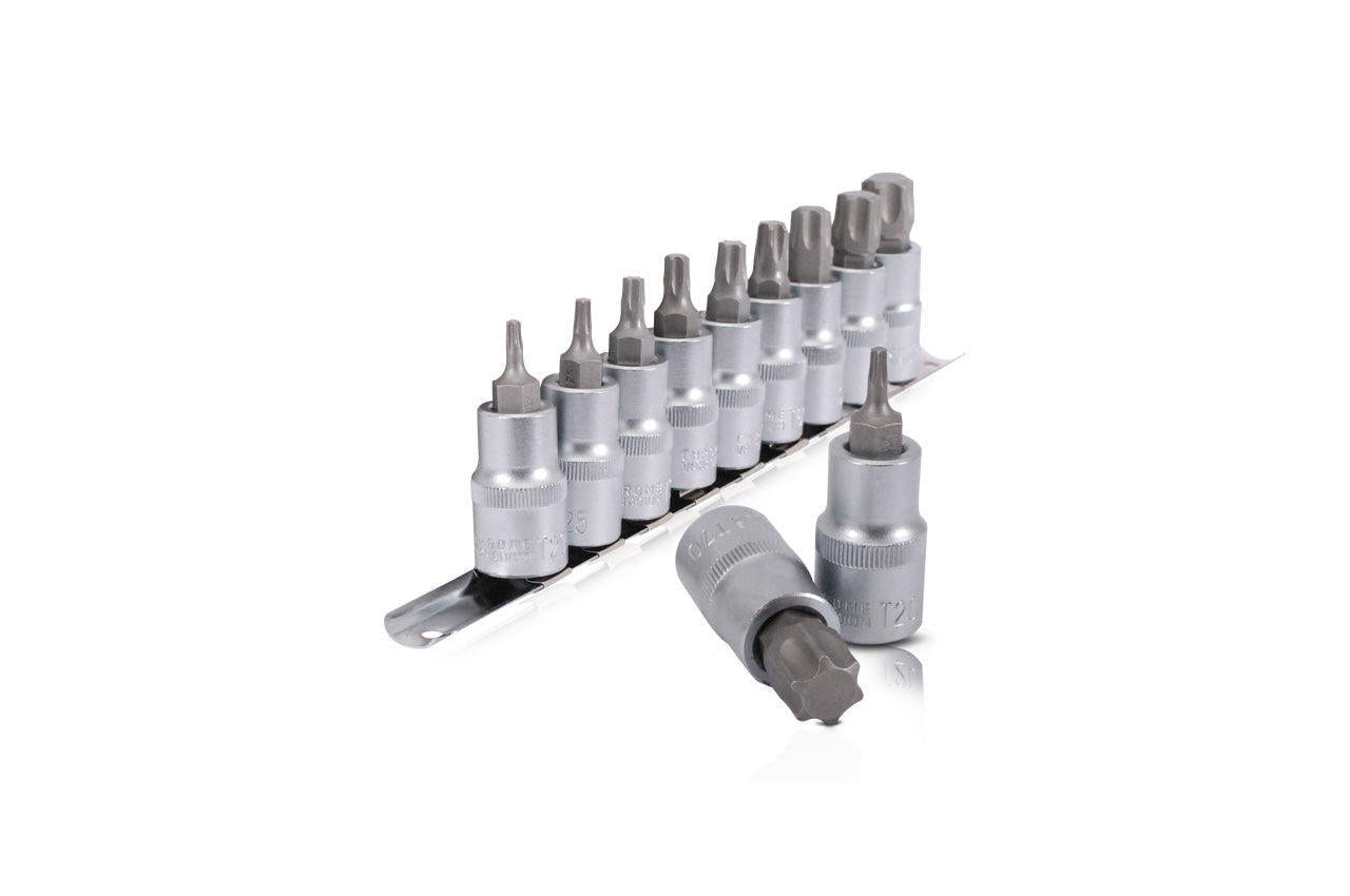 Набор головок Torx 1/2" Intertool - 9 шт. (T20-T70)