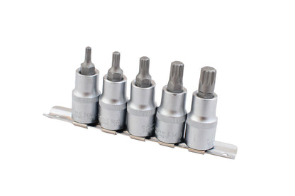 Набір сплайнів 1/2" Intertool - 5 шт. (М5, 6, 8, 10 та 12)