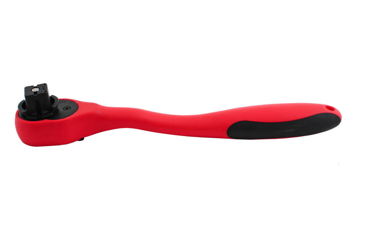 Рукоятка с храповым механизмом Intertool - изогнутая 1/2" х 72T, Pro