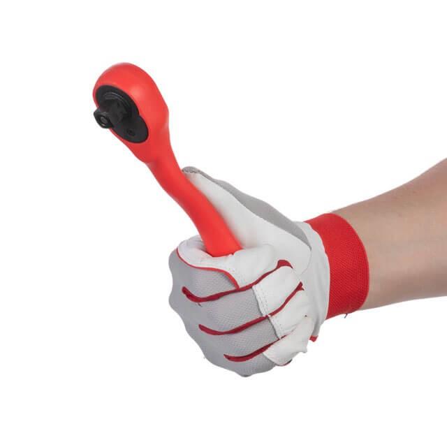 Рукоятка с храповым механизмом Intertool - изогнутая 1/2" х 72T, Pro