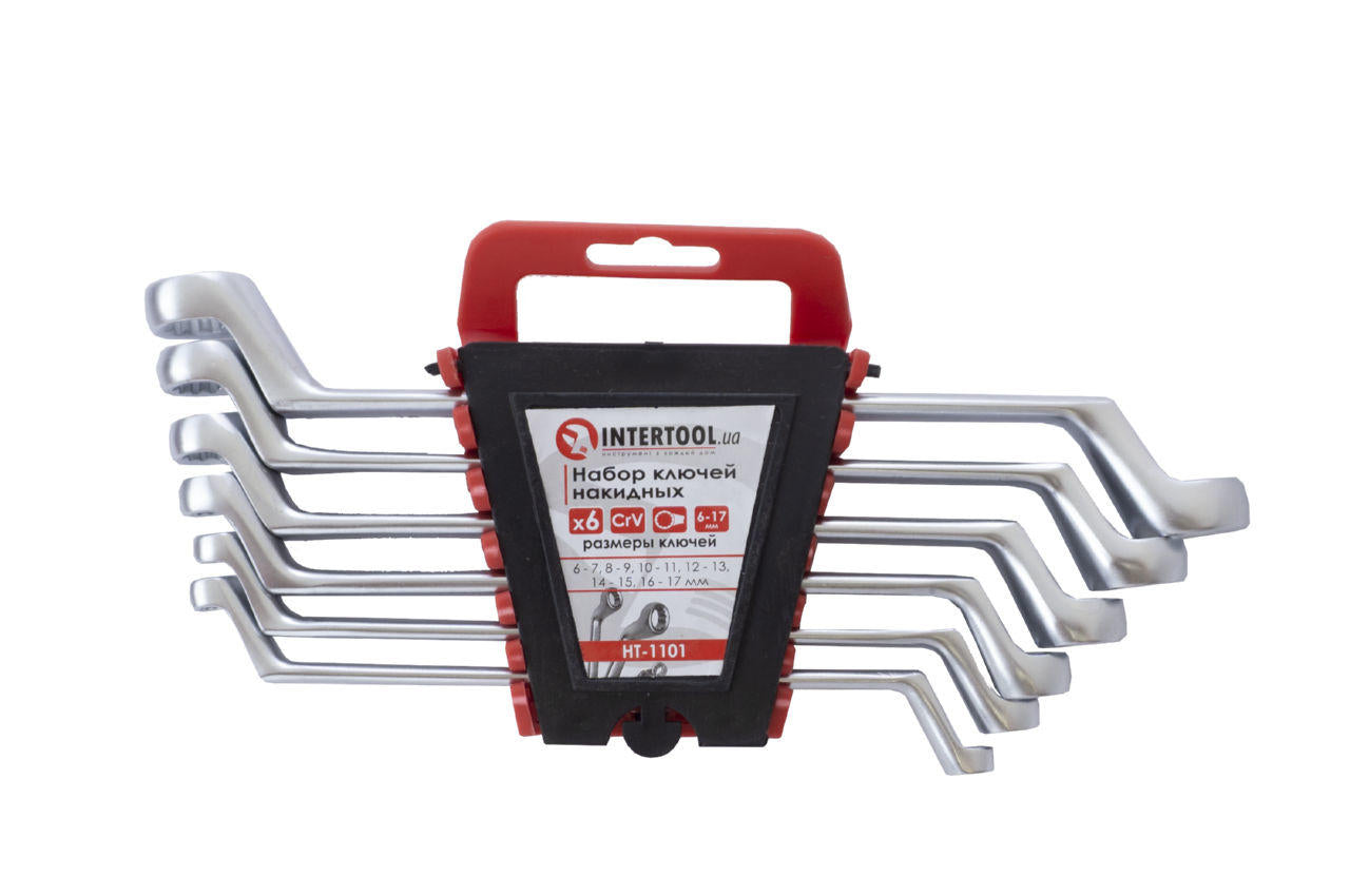 Набір накидних ключів Intertool – 6 шт. (6-17 мм) Storm