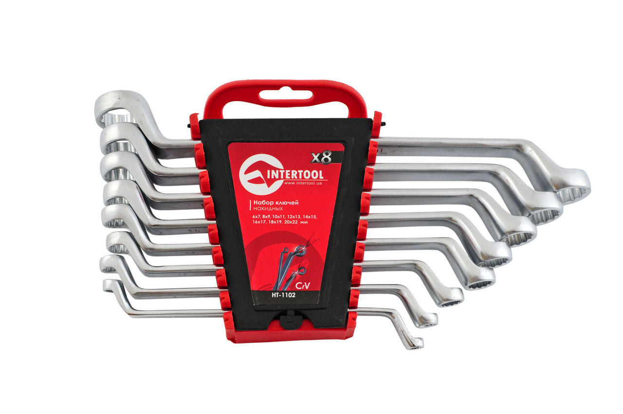 Набір накидних ключів Intertool – 8 шт. (6-22 мм) Storm