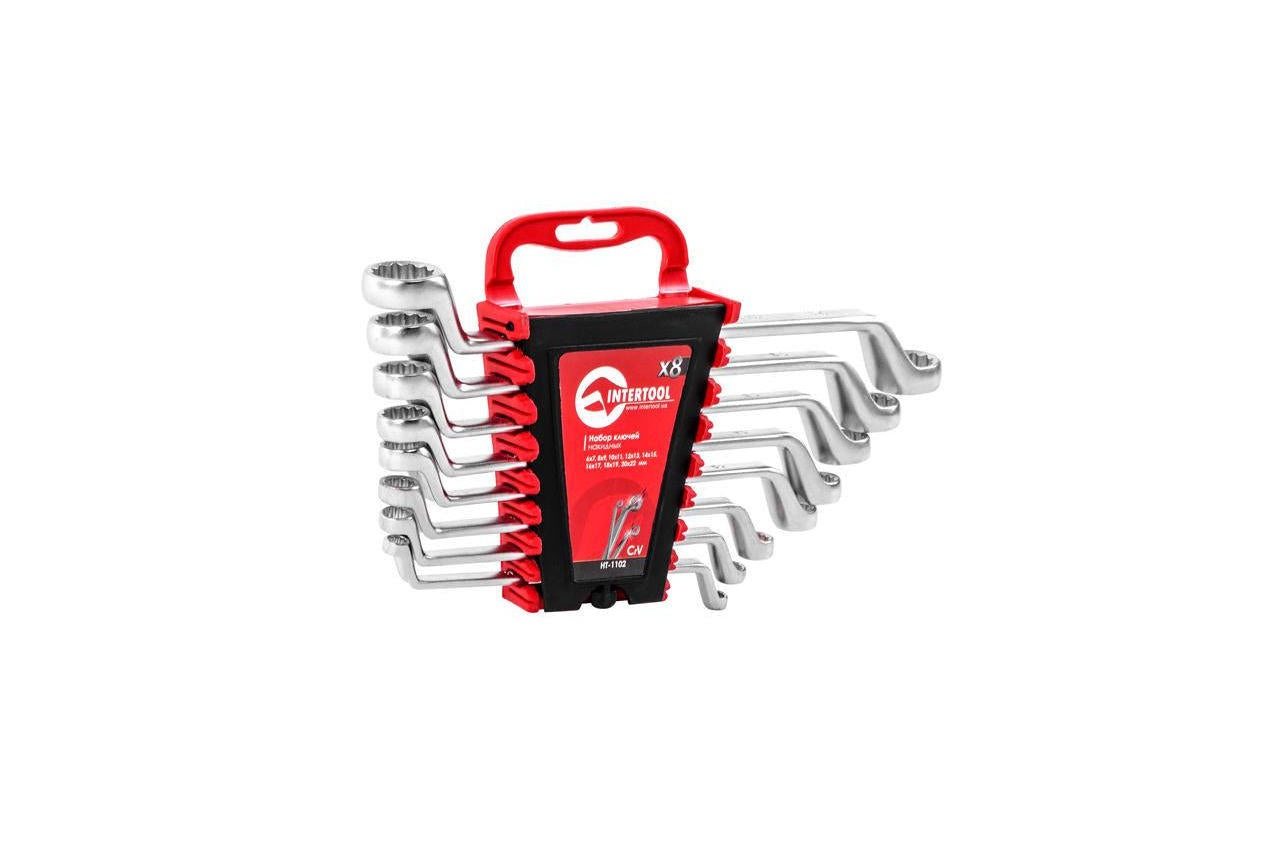 Набір накидних ключів Intertool – 8 шт. (6-22 мм) Storm