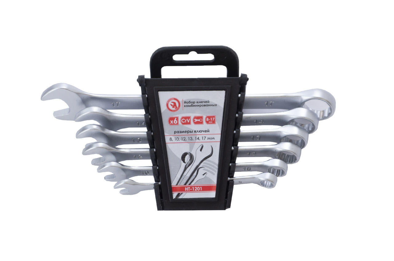 Набор рожково-накидных ключей Intertool - 6 шт. (8-17 мм) Storm
