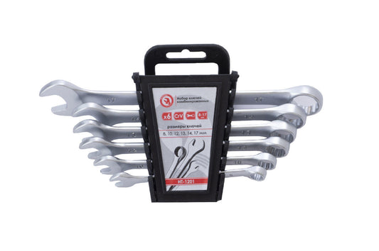 Набор рожково-накидных ключей Intertool - 6 шт. (8-17 мм) Storm