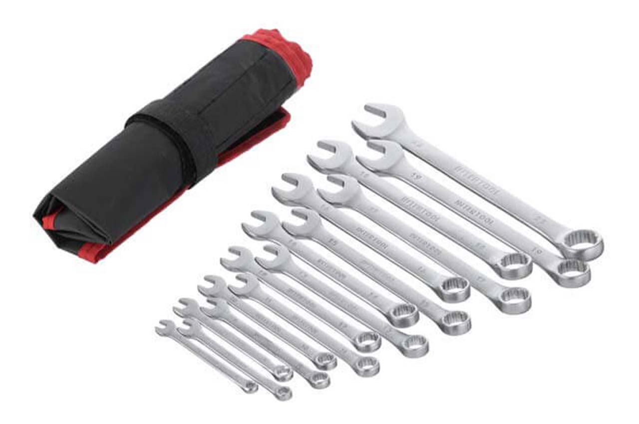 Набор рожково-накидных ключей Intertool - 15 шт. (6-22 мм)