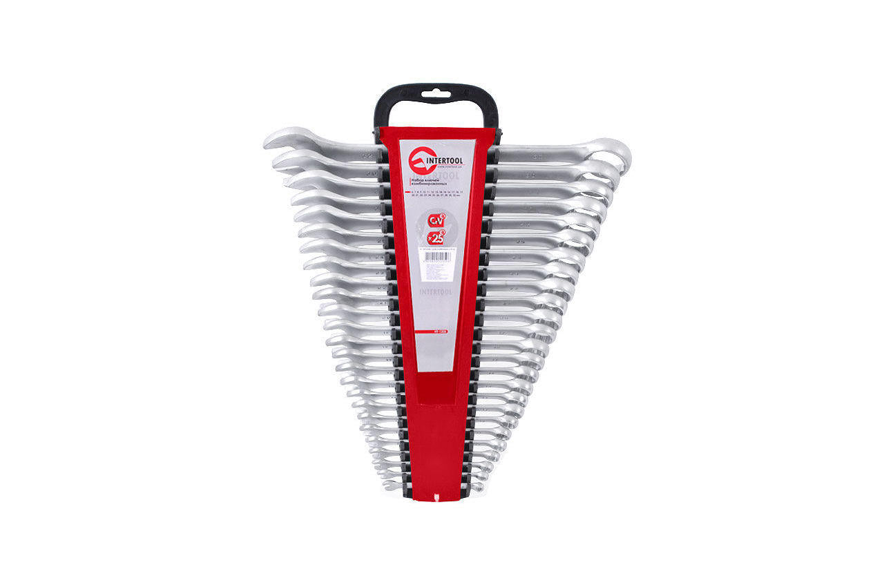 Набор рожково-накидных ключей Intertool - 25 шт. (6-32 мм)