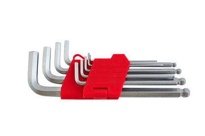 Набор шестигранных ключей Intertool - 9 шт., с шаром удлиненные