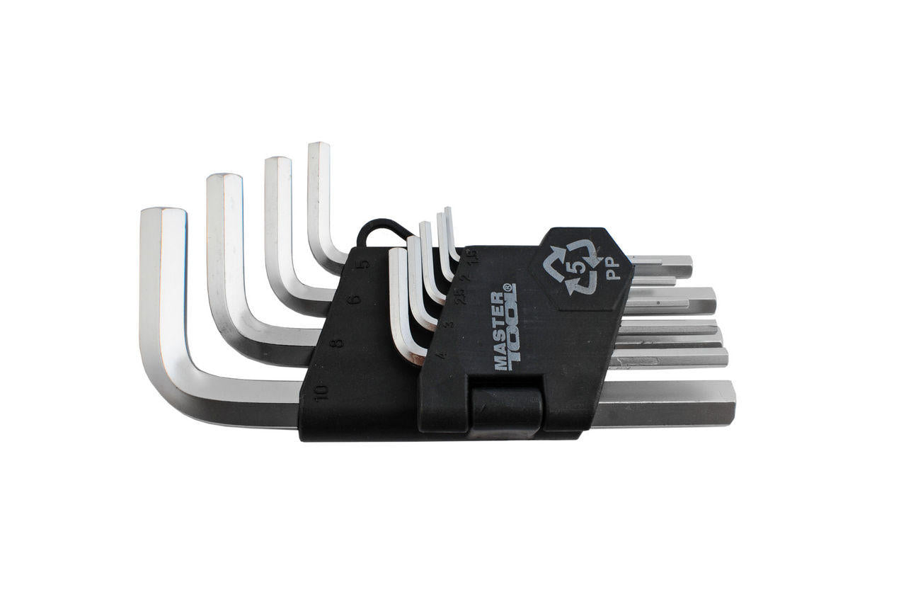 Набор шестигранных ключей Mastertool - 9 шт. (1,5-10 мм)