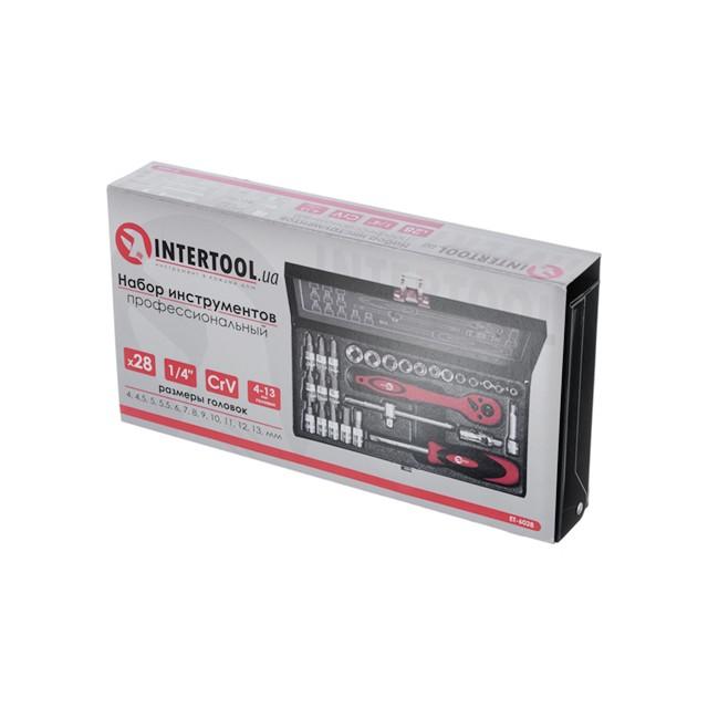 Набор инструмента Intertool - 1/4" 28 ед.
