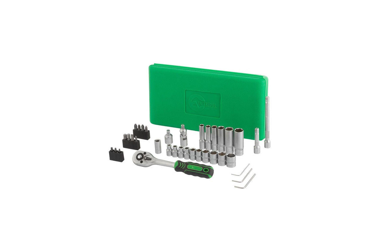 Набор инструмента Intertool - 1/4" 36 ед.