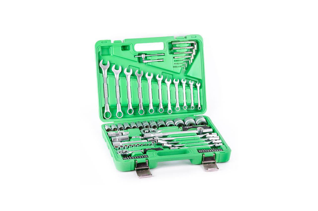 Набор инструмента Intertool - 1/4", 1/2" 77 ед.
