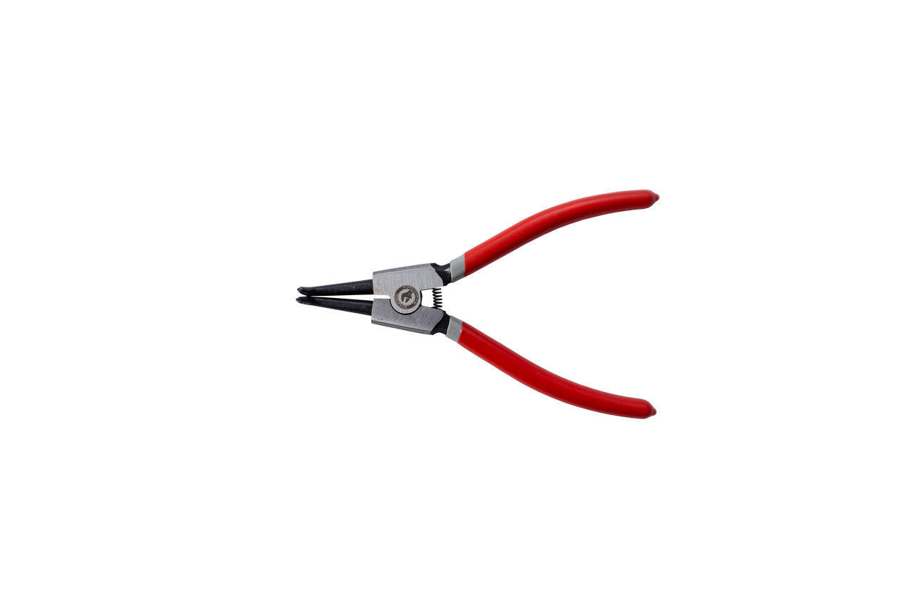 Щипцы для стопорных колец Intertool - 180 мм изогнутые-разжим