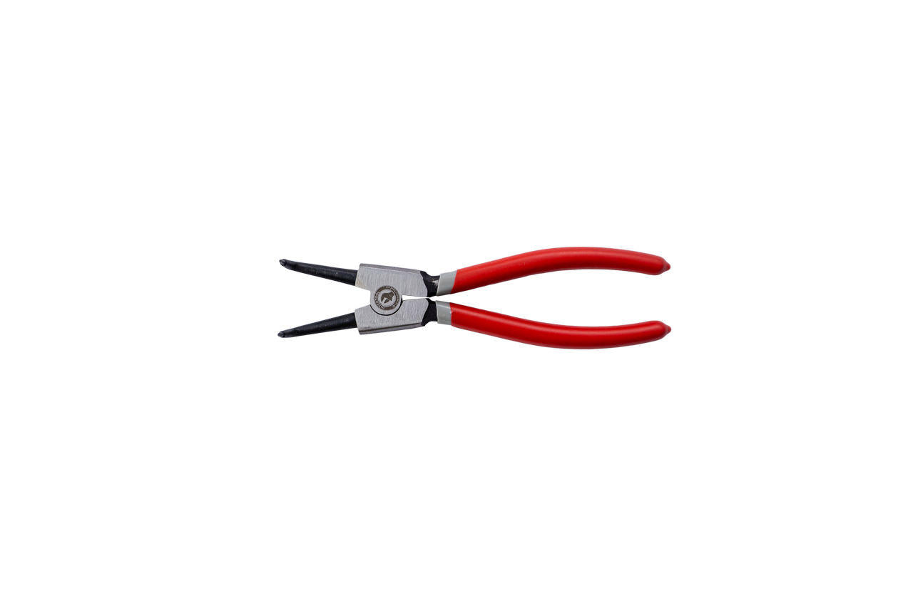 Щипцы для стопорных колец Intertool - 180 мм изогнутые-разжим