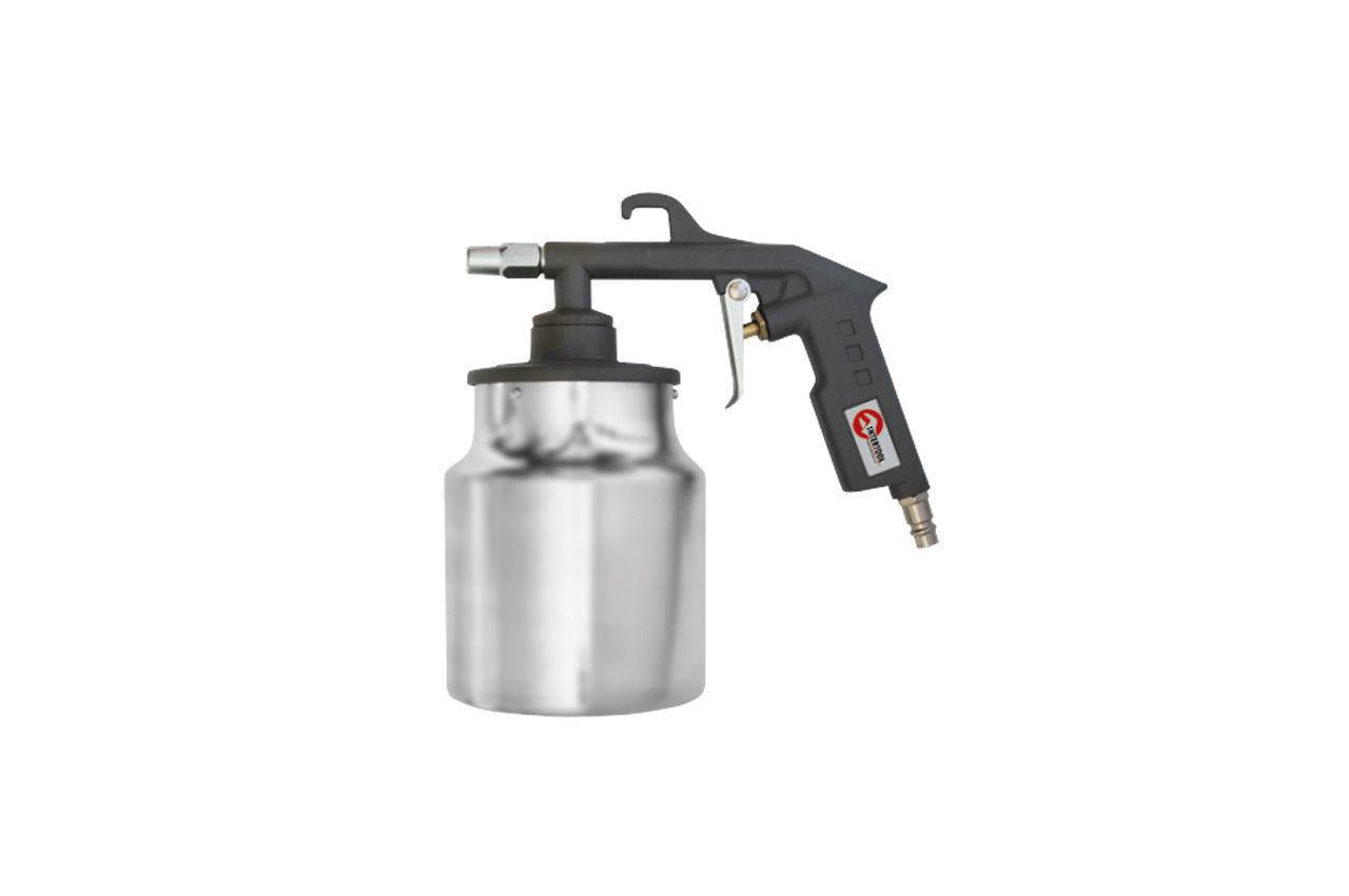 Пневмопистолет пескоструйный Intertool - нижний бак 1000 мл 8bar