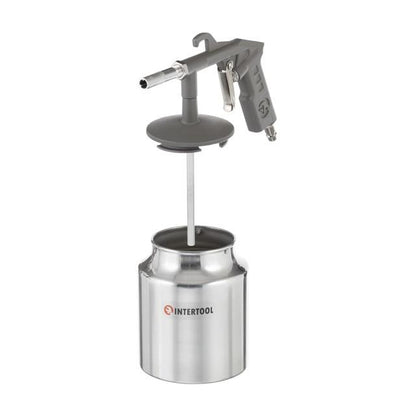 Пневмопистолет пескоструйный Intertool - нижний бак 1000 мл 8bar