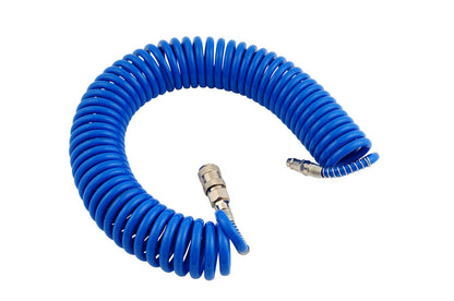 Шланг спиральный Intertool - 10 м 5,5 х 8 мм полиуретановый