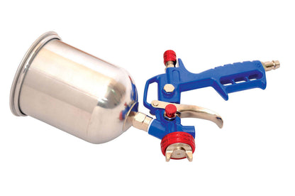 Пневмопистолет лакокрасочный Mastertool - верхний алюминиевый бак 600 мл d=1,5 мм