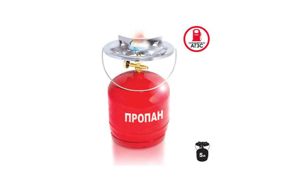 Плита Турист Intertool - 5 л пропановый баллон