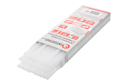 Клеевые стержни Intertool - 11,2 х 300 мм прозрачные (1 кг)