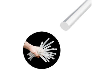 Клеевые стержни Intertool - 11,2 х 300 мм прозрачные (1 кг)