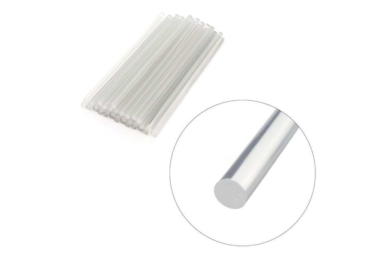 Клеевые стержни Intertool - 11,2 х 300 мм прозрачные (1 кг) пакет