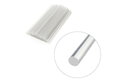 Клеевые стержни Intertool - 11,2 х 300 мм прозрачные (1 кг) пакет