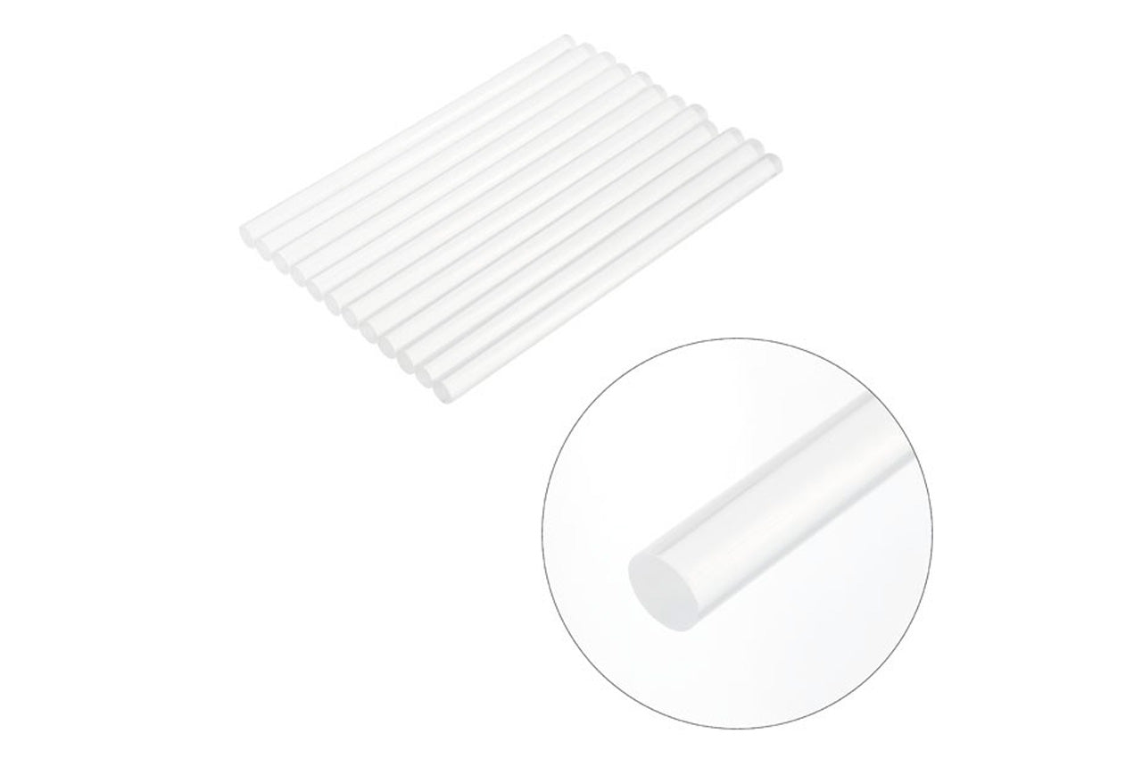 Клеевые стержни Intertool - 11,2 х 200 мм прозрачные (12 шт.)