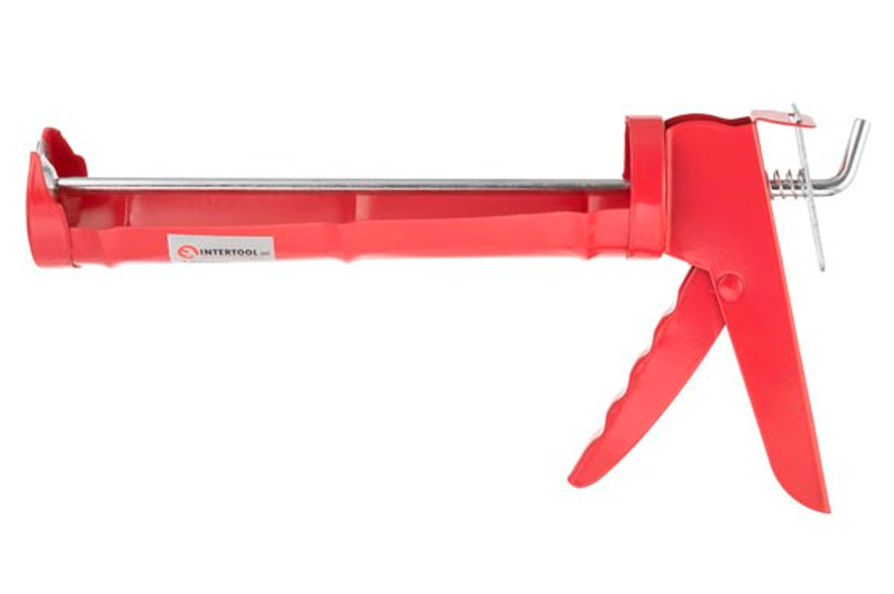 Пистолет для силикона Intertool - сплошной, 225 мм