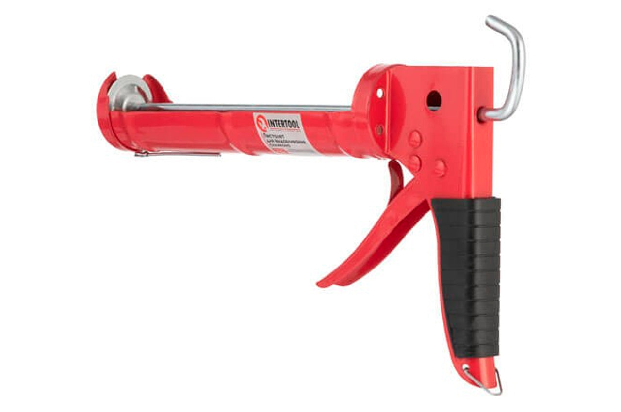 Пистолет для силикона Intertool - усиленный, 225 мм