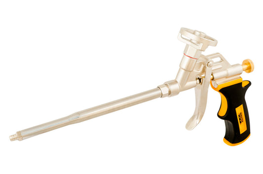Пистолет для пены Mastertool - никель (зеленая ручка)
